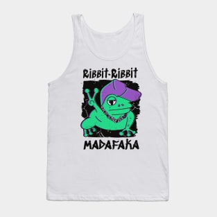 Ribbit Madafaka Funny Frog Lover Tank Top